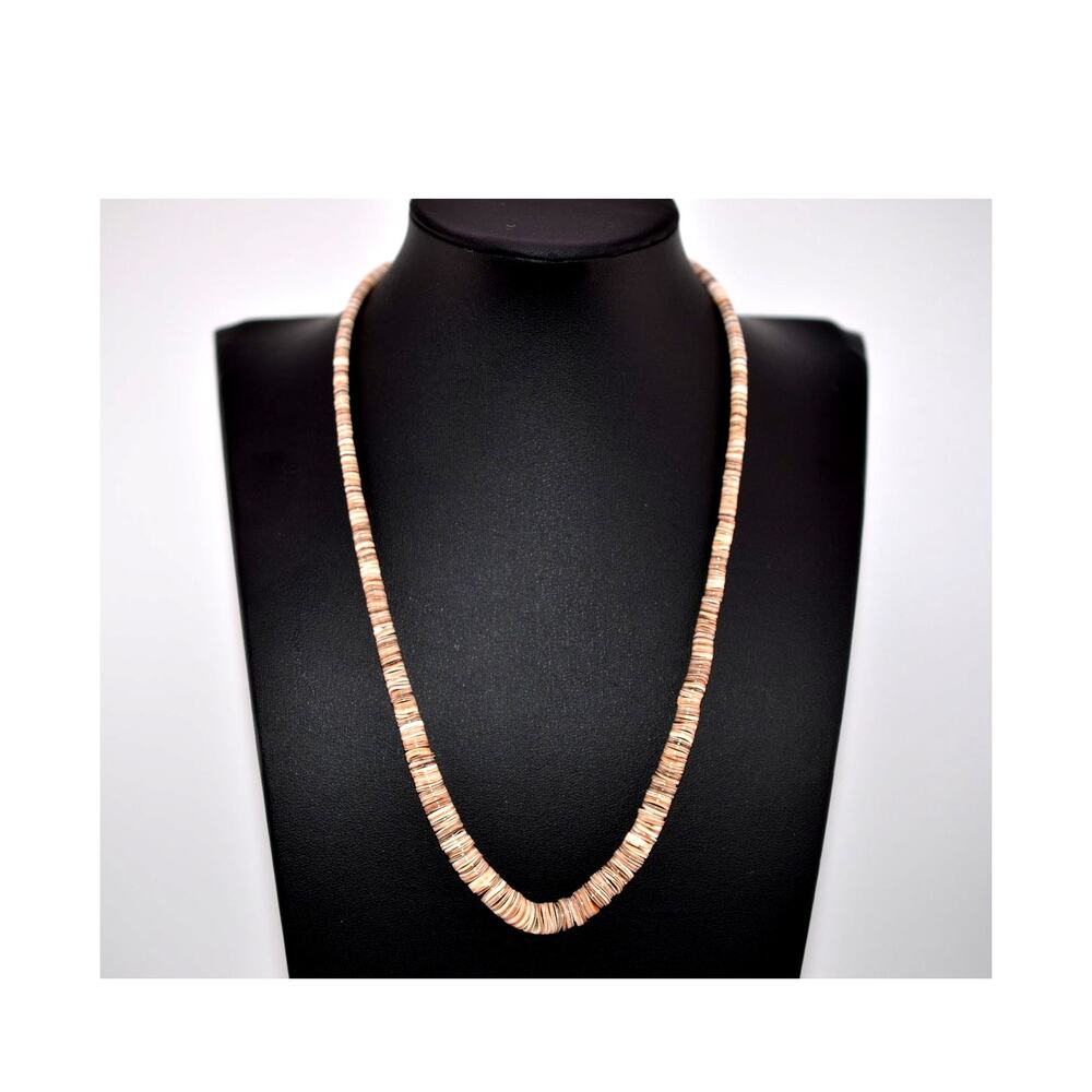 Vintage Native American Clam Shell Heishi Necklace